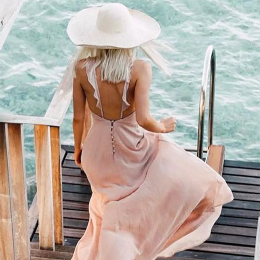 Lulu’s Meteoric Rise Blush Maxi- worn once - large
